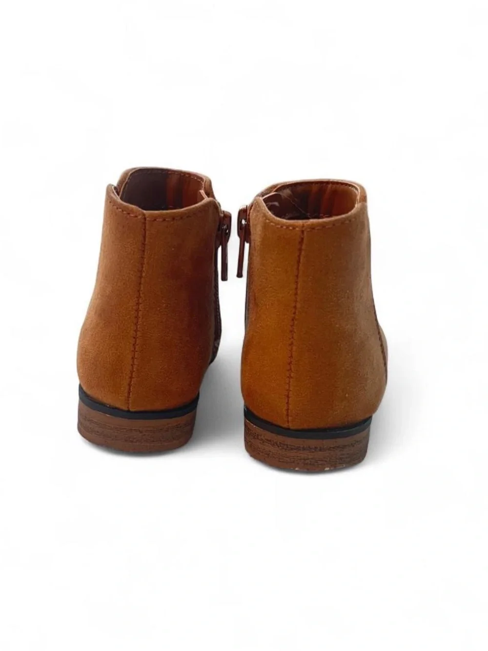 Cat & Jack Kids' Chestnut Brown Suede Ankle Boots